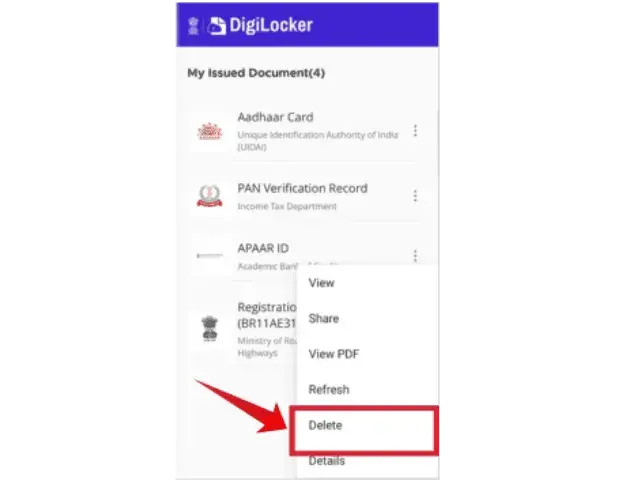 Deleting ID 1