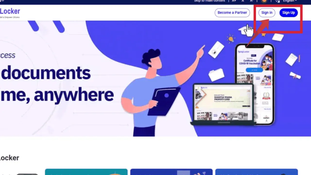Official DigiLocker Portal